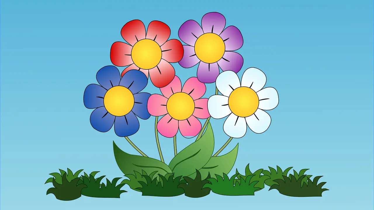 Ilustrasi Menggambar Bunga (Gambar oleh Bingo Naranjo dari Pixabay)