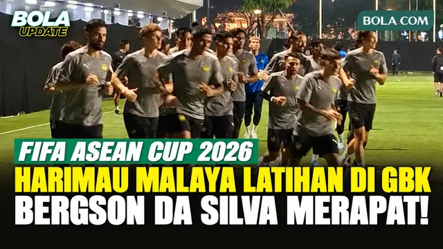 Timnas Malaysia Latihan di GBK Jelang FIFA ASEAN Cup 2026, Bergson da Silva Sudah Merapat