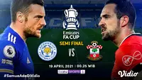 Duel Leicester City vs Southampton dapat disaksikan llive streaming melalui platfrom Vidio. (Dok. Vidio)