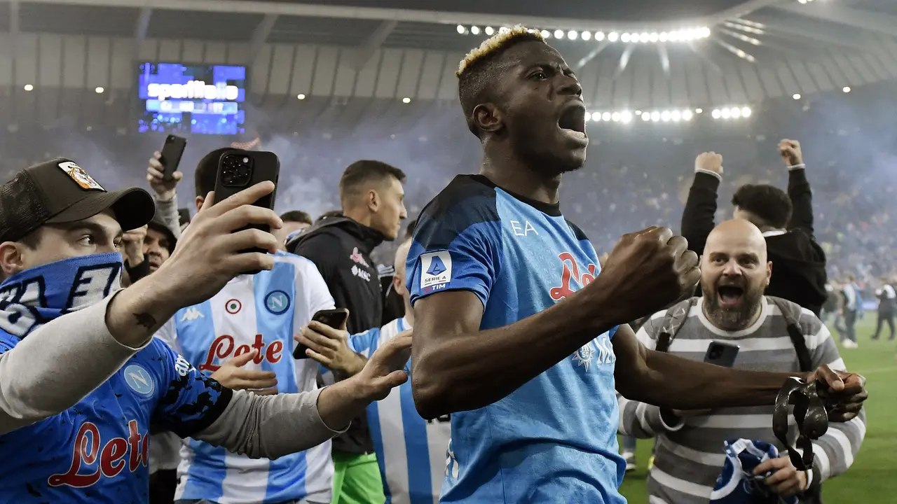 Foto: Victor Osimhen Cetak Gol, Napoli Kunci Gelar Scudetto