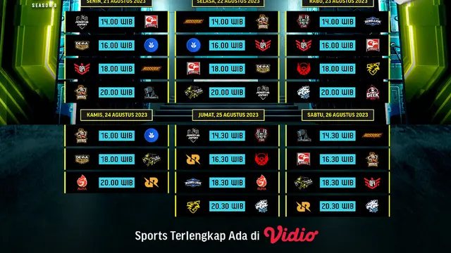 Nonton Gratis, Jadwal Live Streaming MDL Indonesia Season 8 Week 5 di Vidio