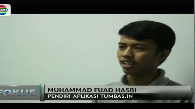 Muhammad Fu'ad Hasbi dan ketiga rekannya dari Semarang, Jawa Tengah untuk menciptakan aplikasi telepon pintar bernama Tumbas. In.