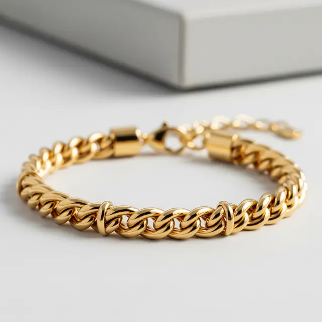 9 Model Gelang Emas 18 Karat Desain Modern, Pilihan Gaya di 2025