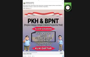 Cek Fakta: Tidak Benar Link untuk Mengecek Bansos PKH dan BPNT Rp 1,5 Juta