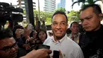 Menteri Pendidikan dan Kebudayaan (Mendikbud) Anies Baswedan mendatangi gedung KPK, Jakarta, Senin (15/12/2014). (Liputan6.com/Miftahul Hayat)