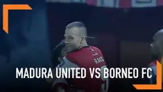 Madura United berhasil menggilas Borneo FC dengan skor 3-0 di laga pekan ketiga Shopee Liga 1 2019 di Stadion Gelora Ratu Pamelingan, Pamekasan, Selasa (28/05).