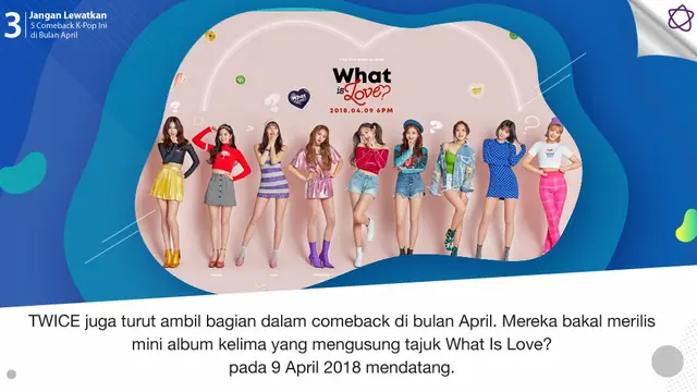 [Bintang] Jangan Lewatkan 5 Comeback K-Pop Ini di Bulan April