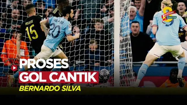 VIDEO: Proses Gol Cantik Bernardo Silva Saat Manchester City Kalahkan Real Madrid di Leg 2 Semifinal Liga Champions