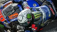 Pembalap Monster Energy Yamaha MotoGP, Fabio Quartararo pada tes pramusim MotoGP Sepang. (X/Monster Energy Yamaha MotoGP)