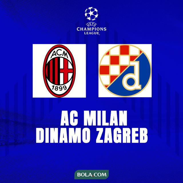 Prediksi Liga Champions AC Milan Vs Dinamo Zagreb