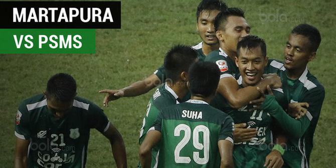 VIDEO: Highlights Liga 2 2017, Martapura FC Vs PSMS 1-2