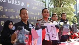 Sindikat Curanmor di Gresik Dibongkar, Motor Korban Dikembalikan