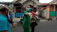 Foto warga berstatus OTG yang kabur dari rumah sakit di Ternate. (Liputan6.com/Hairil Hiar)