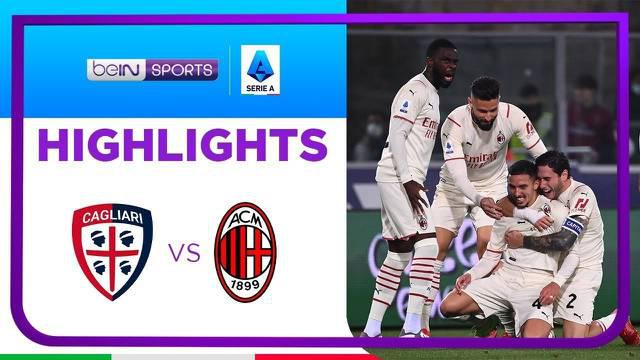 Berita video highlights laga pekan ke-30 Liga Italia (Serie A) 2021/2022 antara Cagliari melawan AC Milan yang berakhir dengan skor 0-1, Minggu (20/3/2022) dinihari WIB.
