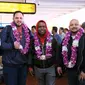 All-4-One tiba di Bandara Soekarno Hatta (Adrian Putra/bintang.com)