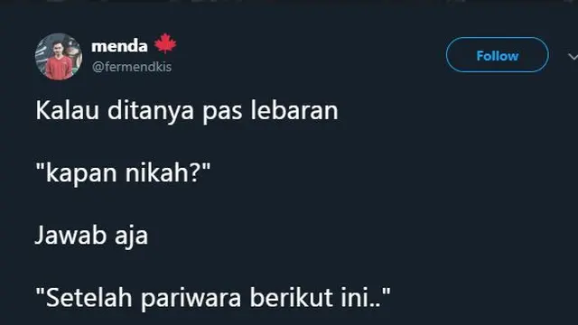 ditanya kapan nikah