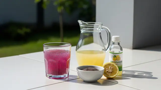 Pink Chia Lemonade