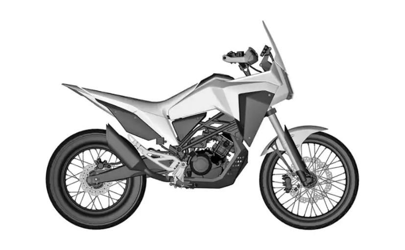 Desain paten Honda CB125X