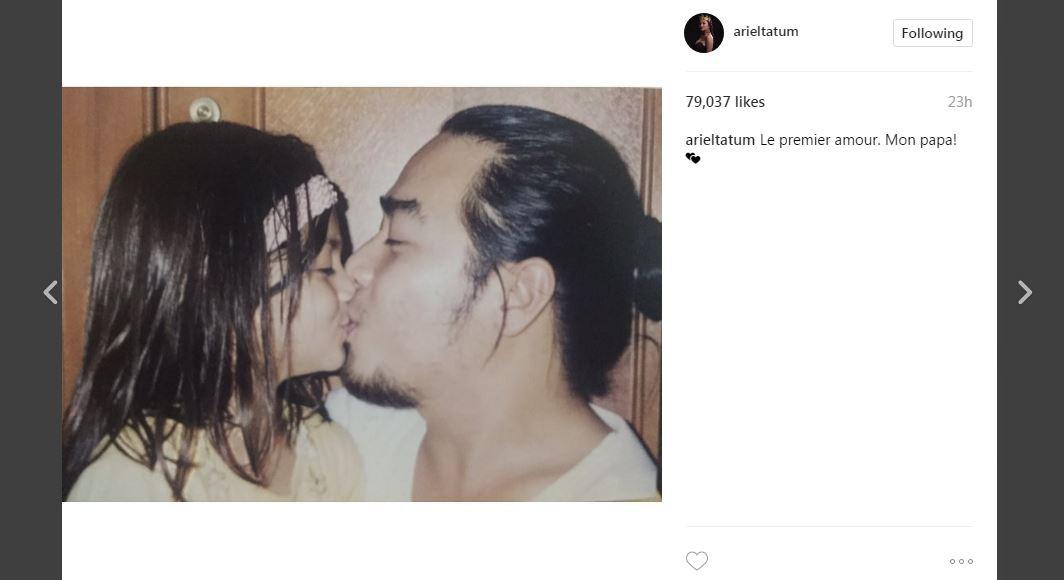 Ariel Tatum mengungkap perasaan cintanya pada sang ayah. [foto: instagram/arieltatum]