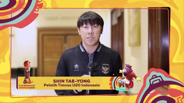 Berita video Pelatih Shin Tae-yong mengajak para pecinta sepak bola untuk mendukung Timnas Indonesia U-20 dan menonton Piala Dunia U-20 2023 yang akan disiarkan di SCTV, Indosiar, Vidio, Moji, Mentari TV, Nex Parabola, dan Champions TV.
