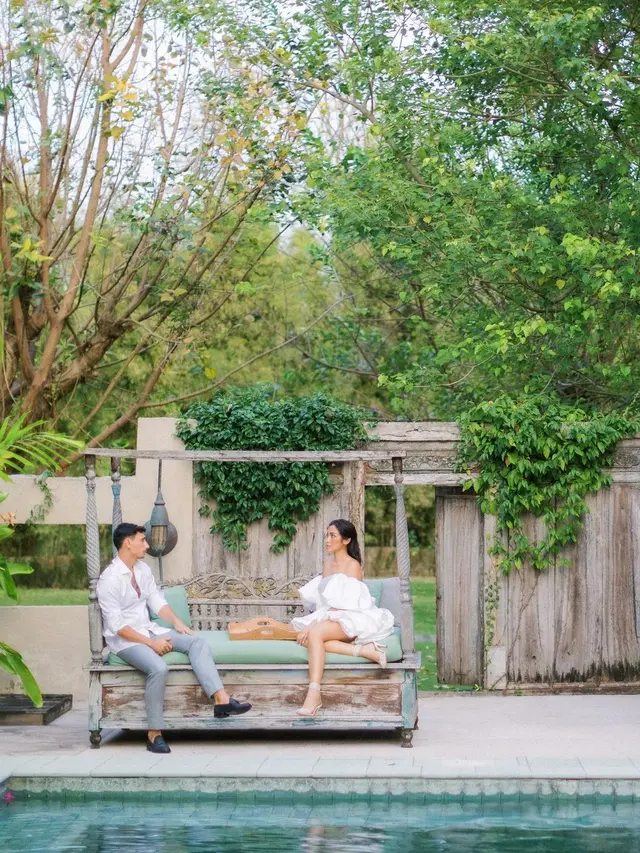 7 Potret Prewedding Jessica Iskandar dan Vincent Verhaag dengan Nuansa Serba Putih