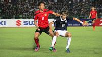 Kamboja tampil mengesankan di depan publik sendiri dan menghempaskan Laos 2-1 di kualifikasi Piala AFF 2016, Sabtu (15/10/2016). (Bola.com/AFF)