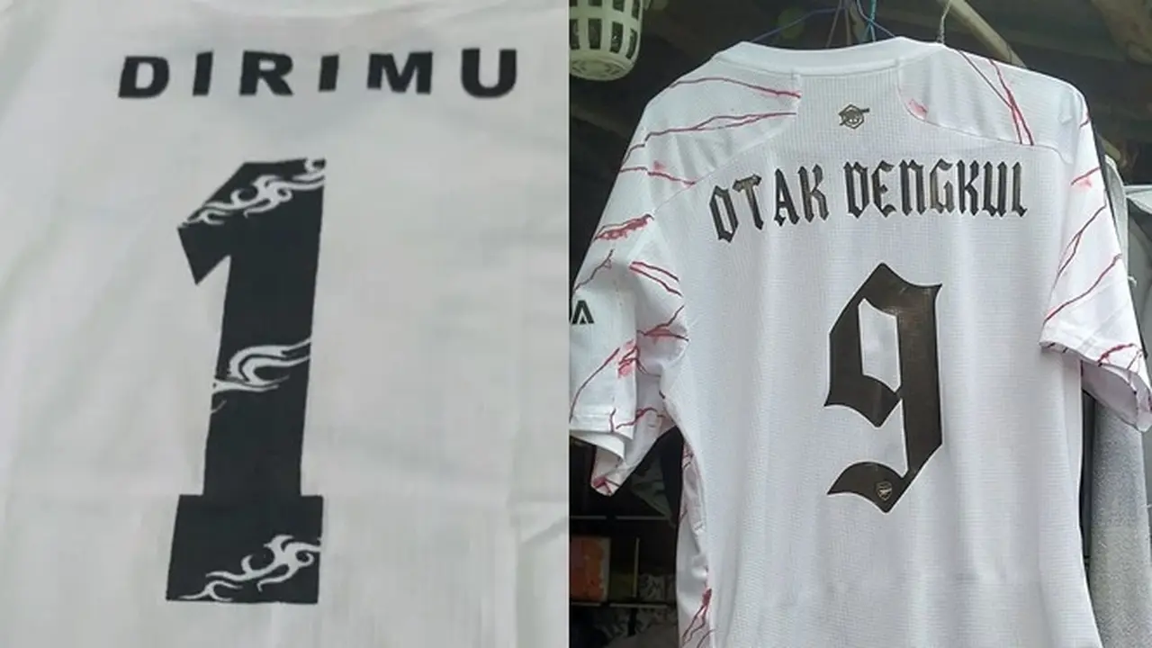 6 Ide Nama Punggung di Jersey Bola Ini Absurd Banget, Enggak Habis Pikir