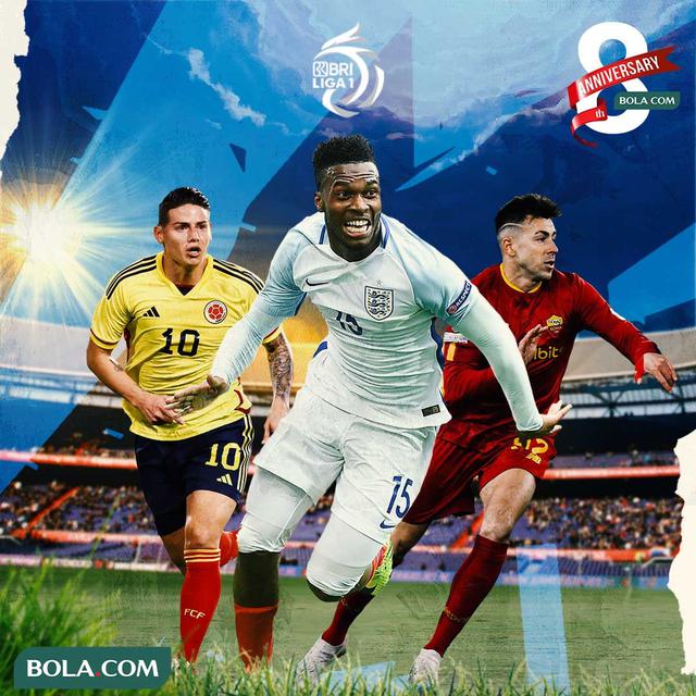 Liga 1 -  James Rodriguez, Daniel Sturridge, dan Stephan El Shaarawy