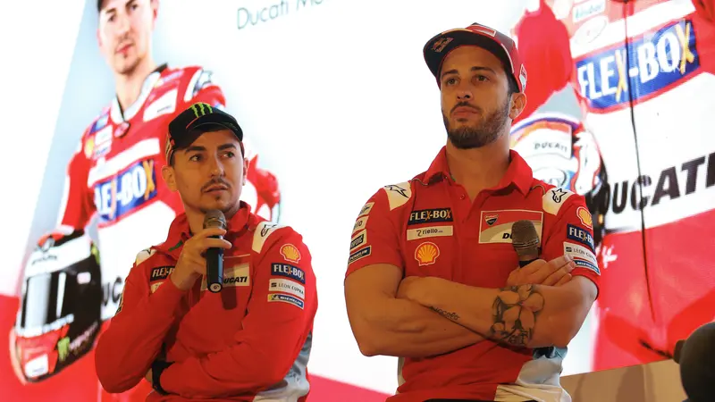 Jorge Lorenzo dan Andrea Dovizioso