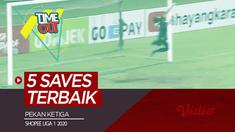 Berita video Time Out kali ini membahas penyelamatan-penyelamatan terbaik yang terjadi pada pekan ketiga Shopee Liga 1 2020.