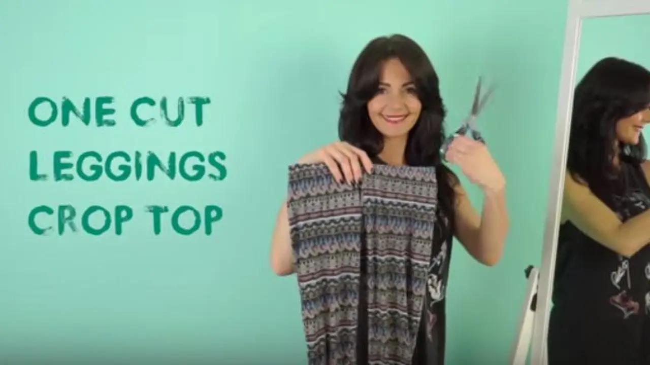 Legging Bekas Kamu Bisa Dibuat Jadi CROP TOP Kekinian, KECE!