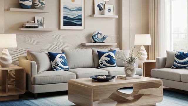 Dekorasi Ruang Tamu dengan Elemen Air