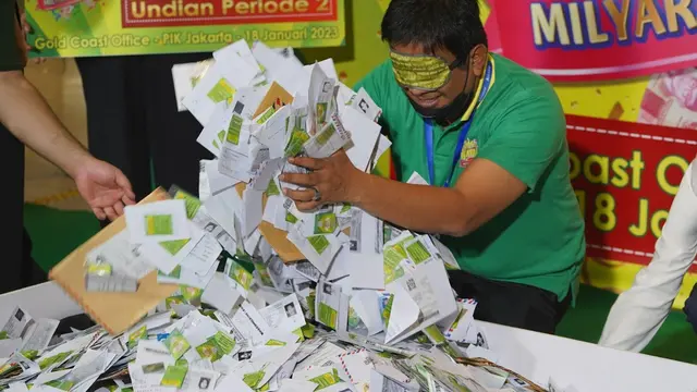 Proses pengundian Gebyar Hatari Milyaran Rupiah