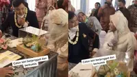 Viral Pengantin Kena Prank Usai Ijab Qobul, Ternyata Sosok yang Di Sebelahnya Bukan Istrinya. (Sumber: TikTok/Indradewi2242).