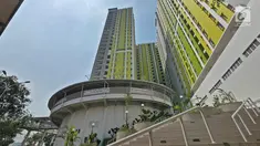 Penampakan Rusunawa Pasar Rumput, Jakarta, Kamis (18/7/2019). Rusunawa Pasar Rumput memiliki 1.314 kios dan 1.984 unit hunian. (Herman Zakharia)