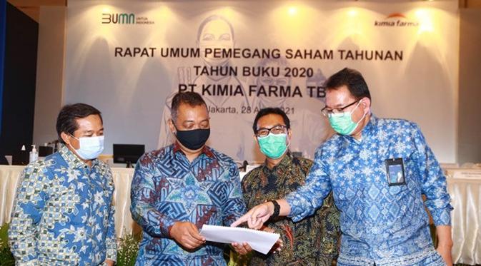 RUPST Tahun Buku 2020 PT Kimia Farma Tbk (KAEF) (Foto: Dok PT Kimia Farma Tbk)