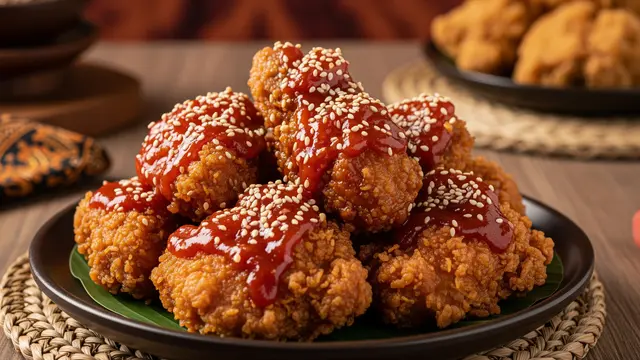 Resep Ayam Goreng Saus Pedas Manis