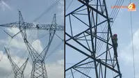 FOTO: SUTET Miring yang Bikin Mati Lampu