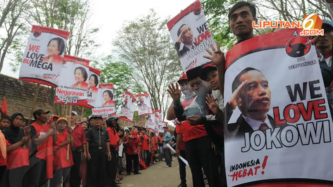 [FOTO] Usai Targetkan Menang Telak, Jokowi Curhat Tak Tidur 3 Hari