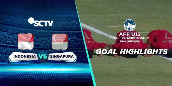 VIDEO: 3 Gol Timnas Indonesia U-15 ke Gawang Singapura