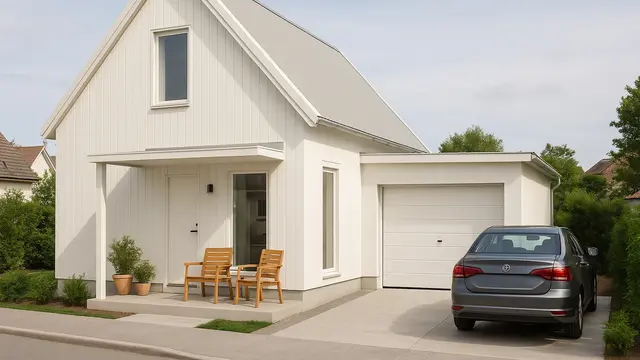 Model Rumah 6x9 dengan Garasi