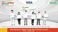 Peluncuran the Danamon Grab Credit Card pada Selasa, (2/11/2021) (Dok: tangkapan layar/Pipit I)