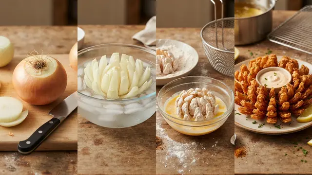 Resep Blooming Onion Crispy yang Mekar Sempurna