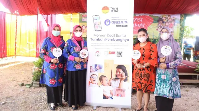 Peluncuran Aplikasi di Desa Damai Wahid Foundation di Kalimantan Selatan