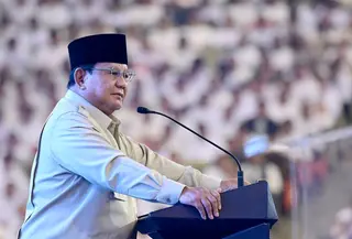 Presiden Prabowo Subianto saat menghadiri 'Building Indonesia's Future Generations Through Nutrition' di SICC Kabupaten Bogor, Jawa Barat, Rabu (3/6/2026) (Sekretariat Presiden)
