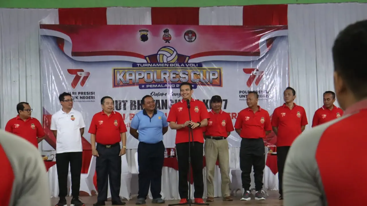 Kapolres Cup Pemalang 2023 menjaring atlet voli berbakat. (Foto: Humas Polres Pemalang)