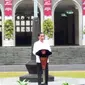 Presiden Jokowi di Universitas Gadjah Mada. (Liputan6.com/Ahmad Romadoni)