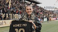 Agnez Mo Jadi Kapten Kehormatan Klub MLS Los Angeles FC (foto Instagram @agnezmo)