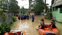 Banjir di Kota Tangerang (Liputan6.com/ Pramita Tristiawati)