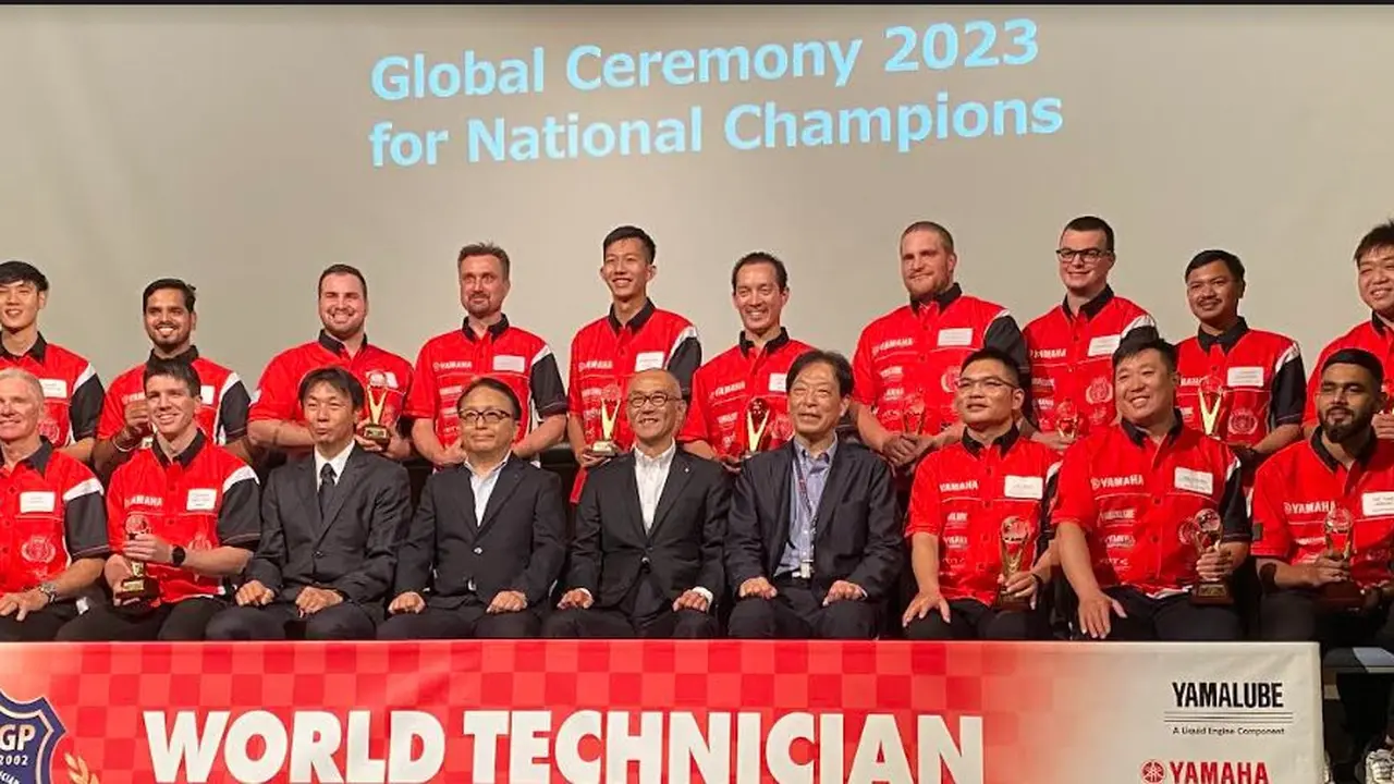 Buktikan Kemampuan, Teknisi Yamaha Indonesia Motor Mfg Raih Penghargaan di Ajang WTGP 2023